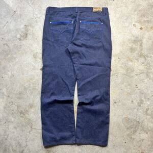 Vintage Y2K Baggy Skater DMax Dark Blue Denim Jeans Size 40x32